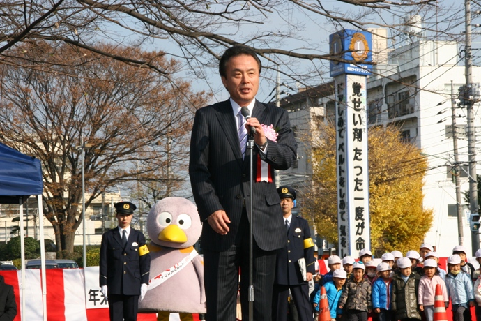 朝霞警察署年末年始特別警戒出陣式に参加しました