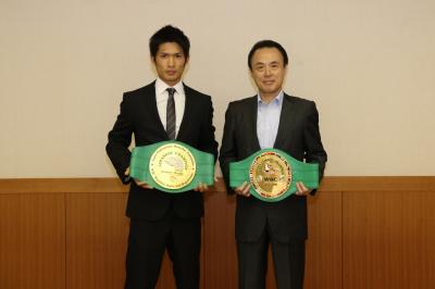 WBCムエタイインターナショナルフェザー級王者小寺耕平さんが訪問しました。