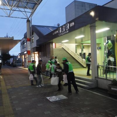 朝霞駅東口啓発活動