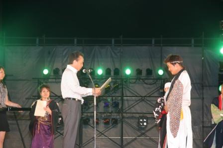 第２７回朝霞市民まつり「彩夏祭」で準鳴子大賞の表彰をしました