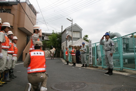 谷津地地区水防訓練に参加しました