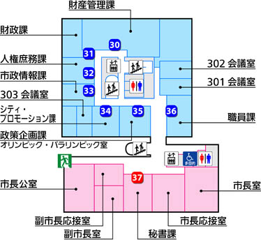 ３階平面図