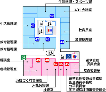 ４階平面図