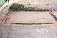 宮戸で確認された方形周溝墓