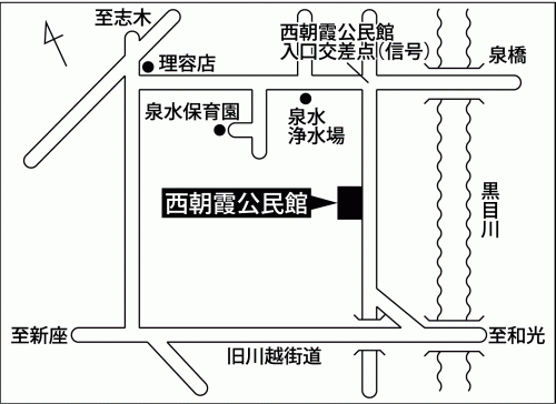 第２１投票所（西朝霞公民館）