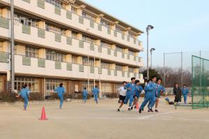 朝霞第一中学校 陸上競技部練習風景