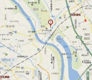 サクラソウ　地図