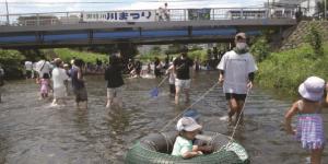 黒目川・川まつりの様子