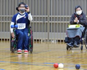 ボッチャ競技の様子