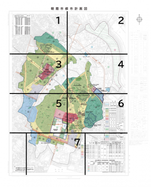 都市計画図分割番号図