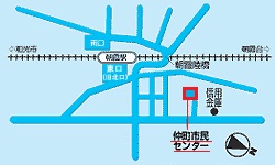 仲町市民センター案内図