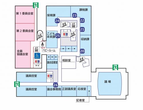 二階平面図