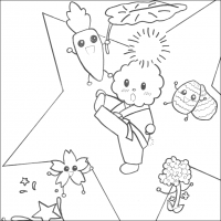 ぬりえ原画