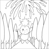 ぬりえ原画