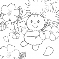 ぬりえ原画