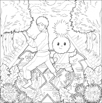 ぬりえ原画