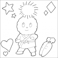 ぬりえ原画