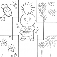 ぬりえ原画