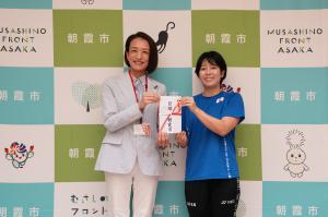 長原茉奈美選手