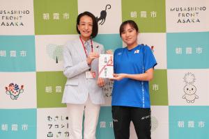矢ケ部紋可選手
