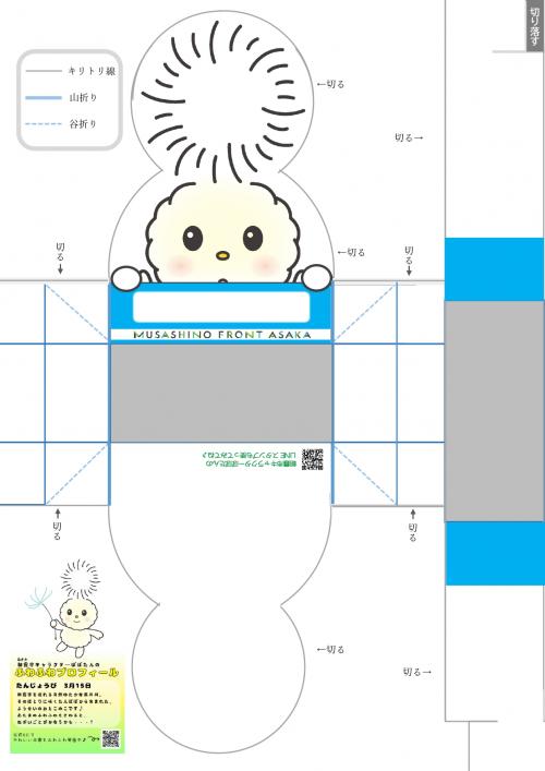 ぽぽラッピング　基本スタイル