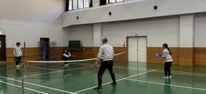 ピックルボールプレイの様子