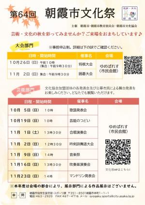 第64回朝霞市文化祭