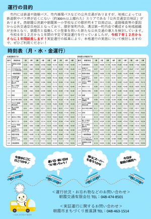 わくわくワゴン(ひざおり号)チラシ裏
