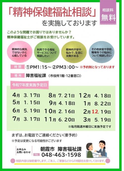 R7精神保健福祉相談