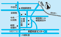 栄町市民センター地図