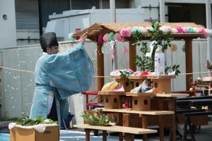 夏祭り　神事風景