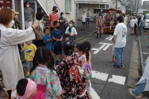 夏祭り　子ども神輿巡行