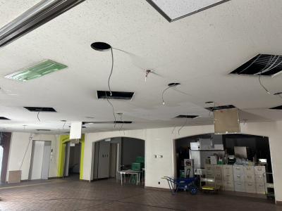 照明器具を撤去