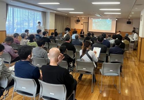 市長タウンミーティングの会場の様子