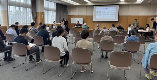 市長タウンミーティングの会場の様子