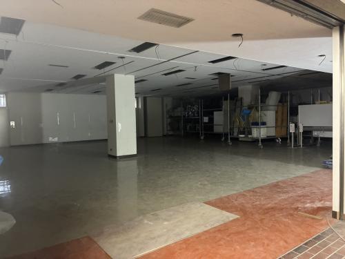備品移動後の展示ギャラリー