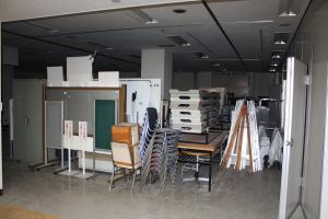 展示ギャラリー内に集めた備品です