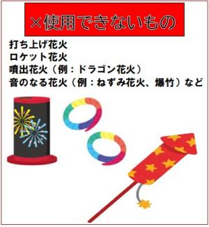使用できないもの