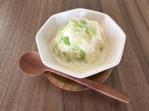 枝豆のアイスクリームです