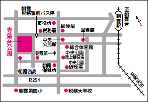 青葉台公園の案内図