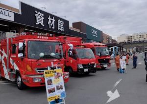 防災フェアの様子（他団体実施部分）